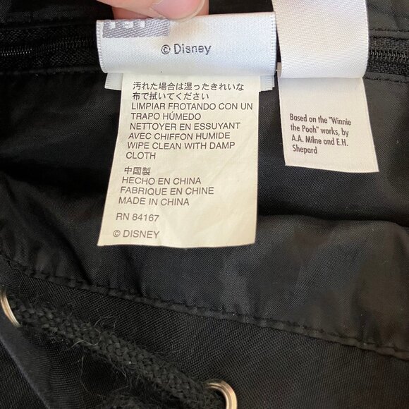 Walt Disney World Embroidered Logo Nylon Backpack with Drawstring - Picture 15 of 15